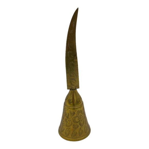 Brass Letter Opener Bell - Picture 2 of 6